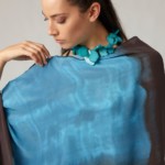 Leather Laced Poncho - Bimini Blue (XL) - Image 3