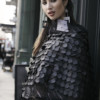 Bubble Poncho - Black - Image 2