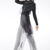 Sheer Starlight Top - Black - Image 2