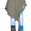Jazz Poncho (Cotton with silk border) - Image 2